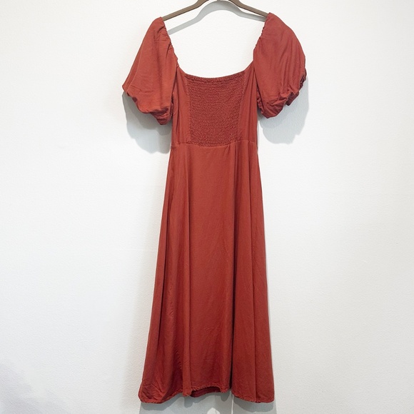 ASTR The Label Puff Sleeve Dress Size Medium - Picture 6 of 6